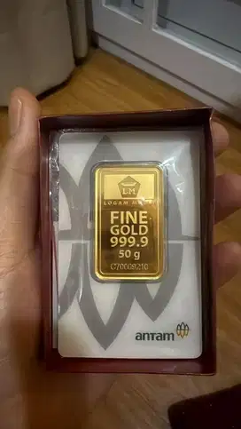 Emas Logam Mulia Antam 50 Gram