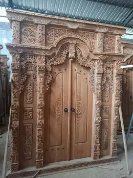 gebyok 200x250 kayu jati ready