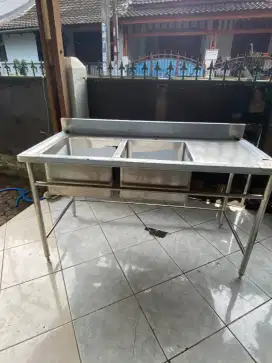 Stainless Steel Sink 2 Lubang NEW