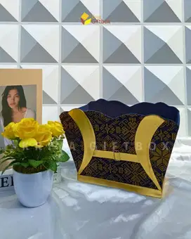 Keranjang Hampers Parcel Songket | Kotak Parcel Mulifungsi