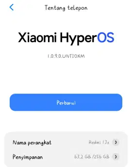Jual Bu Xiaomi redmi 13x ram 8/256 no minus