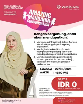 Kursus Mandarin Gratis