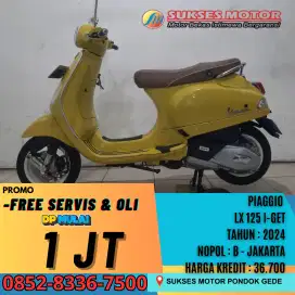 VESPA LX 125 IGET TAHUN 2024 DP 1 JUTA