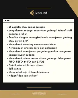 Host Live & Kepala Gudang