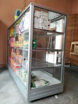 Jual etalase toko masih seperti baru
