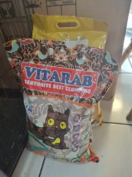 Pasir gumpal kucing vitarab