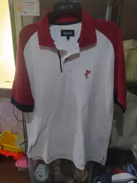 Polo shirt ashworth golf + topi