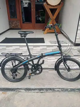 Sepeda Lipat BASIC BEST FRIEND 6 SPEED CUSTOM BAGUS  UK. 20 BSA NEGO