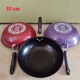 Wajan Gagang Panjang Seri Teflon Enamel GSF G-1332P