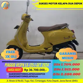 PIAGGIO VESPA LX-125 I-GET 2024 CASH/KREDIT SYARAT MUDAH KTP/KK