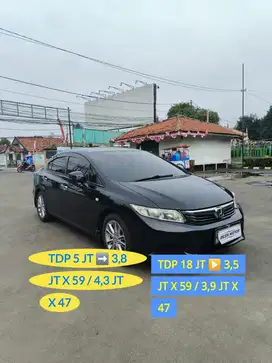 HONDA CIVIC FB2 1.8 AT' 2012