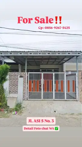Dijual Rumah Nyaman, Hunian Asri dengan Lingkungan Tenang