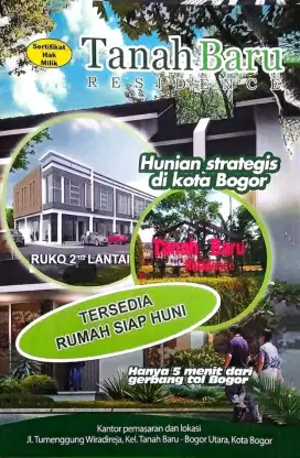 Dijual Cepat BU rumah 2 lantai Termurah