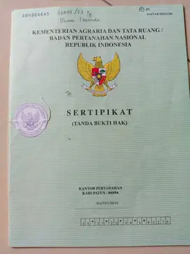Tanah pekarangan siap bangun