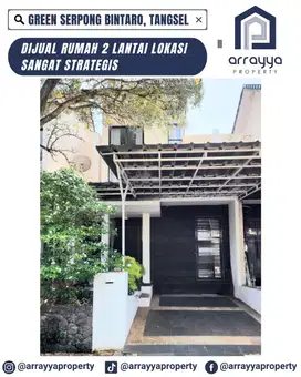 DIJUAL RUMAH 2 LANTAI DI GREEN SERPONG BINTARO, TANGSEL