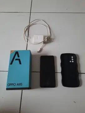 Oppo A95 8/128 mulus, lengkap garansi resmi
