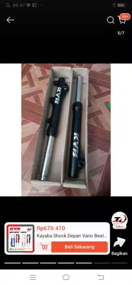 Jual sok depan kyb buat Mio