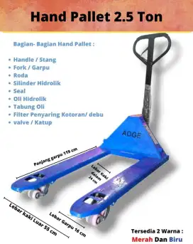 Hand pallet truck 2.5ton