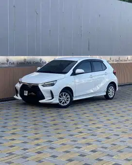 All New Agya GR Matic 2024 Putih Low Kilometer