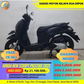 HONDA NEW SCOOPY PRESTIGE 2025 CASH/KREDIT SYARAT MUDAH KTP/KK