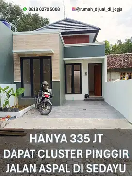 Rumah dekat Kampus Mercu Buana di Sedayu Siap Huni