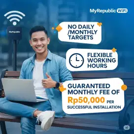 Dibuka Kesempatan Freelance – Agen Pemasaran WiFi MyRepublic