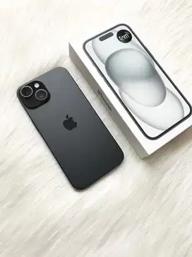 Iphone 15 128gb black, resmi iBox (like new)