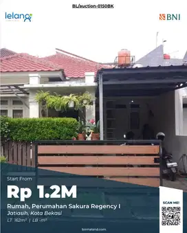 Rumah Dijual, Perumahan sakura regency, Jatiasih, Bekasi, Jawa Barat