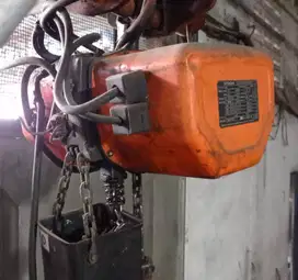 DIJUAL - CRANE / CHAIN HOIST 1 TON HITACHI NAIK TURUN GESER KANAN KIRI