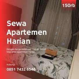 Disewakan apartemen harian Bassura City Jatinegara Jakarta Timur