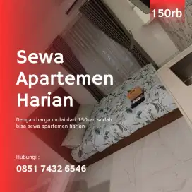 Disewakan apartemen harian Treepark Serpong BSD City termurah