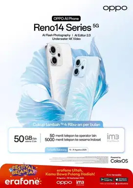 OPPO RENO14 SERIES NEW BERGARANSI
