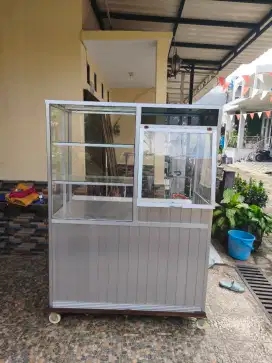 Gerobak Aluminium Dagang