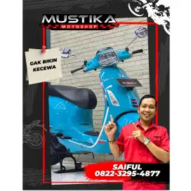 Perfect Condition!!Vespa Sprint S 150cc 2023 Plat Jatim Mulus-Mustika