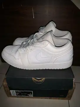Nike Air Jordan 1 Low All White Original