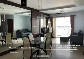 Dijual Apartement Thamrin Residence Middle Floor 3BR+1 Full Furnished