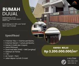 DIJUAL RUMAH 3 LANTAI – SIAP HUNI DI PISANGAN LAMA, JAKARTA TIMUR