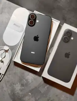 Iphone 16 128gb Black IBOX GARANSI JUNI 2026 LIKE NEW Malang Batu