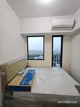 Disewakan Apartemen Osaka Riverview Pik2 Studio Furnish 11jt/thn