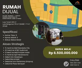 DIJUAL RUMAH – LOKASI SUPER STRATEGIS DI KEBAYORAN LAMA UTARA!
