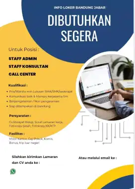 LOKER BANDUNG TERBARU 2025