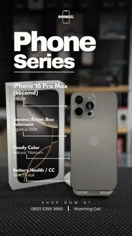 Iphone 16 Pro Max Natural Titanium 256 GB