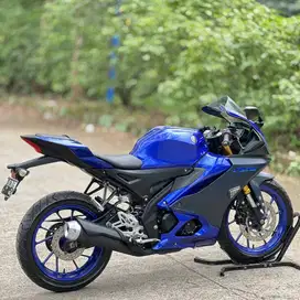 MULUS BANGET! YAMAHA YZF R15 V4 BIRU 2021 KM LOW PAJAK PANJANG SUPERB