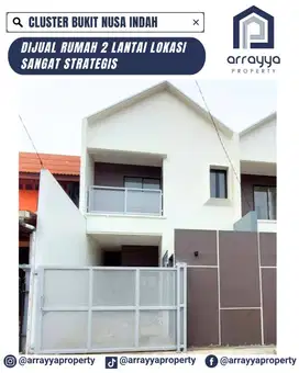 RUMAH MINIMALIS MODERN 2 LANTAI LOKASI DI BUKIT NUSA INDAH.      EN642