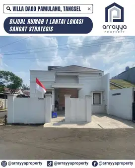 RUMAH HOOK 1 LANTAI DI VILLA DAGO PAMULANG .HR37.