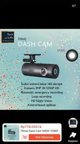 Dashcam 70mai M300