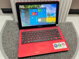 Notebook asus E202S red intel celeron 12inch no minus