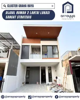 RUMAH 2 LANTAI DESAIN MODERN LOKASI DI GRAHYA RAYA.               DM40