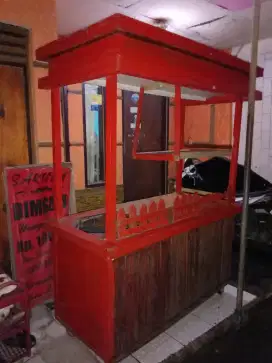 booth gerobak bekas