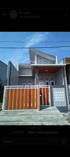Minimal asri SHM ready di villa gading harapan 1 timur KPR 15jt